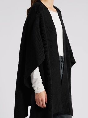 AllSaints Women’s Travelling Ruana Black New